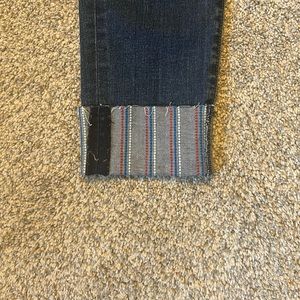 Loft Skinny Crop cuffed jeans